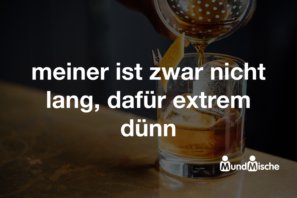 meiner ist zwar nicht lang, dafür extrem dünn